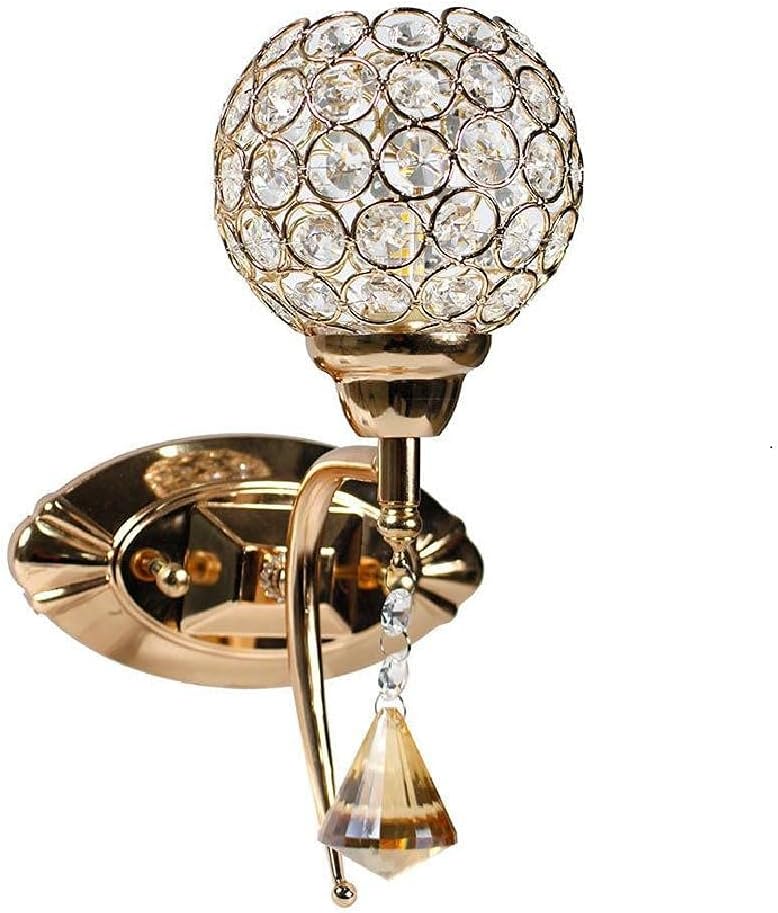 Applique da parete con cristalli acrilici | Design moderno finitura oro o argento | Attacco G9 | 170x280 mm | IP20