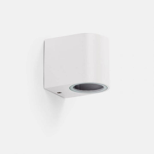 Applique da esterno a parete IP65 bianca per terrazzo e giardino con attacco GU10 luce up/down moderna