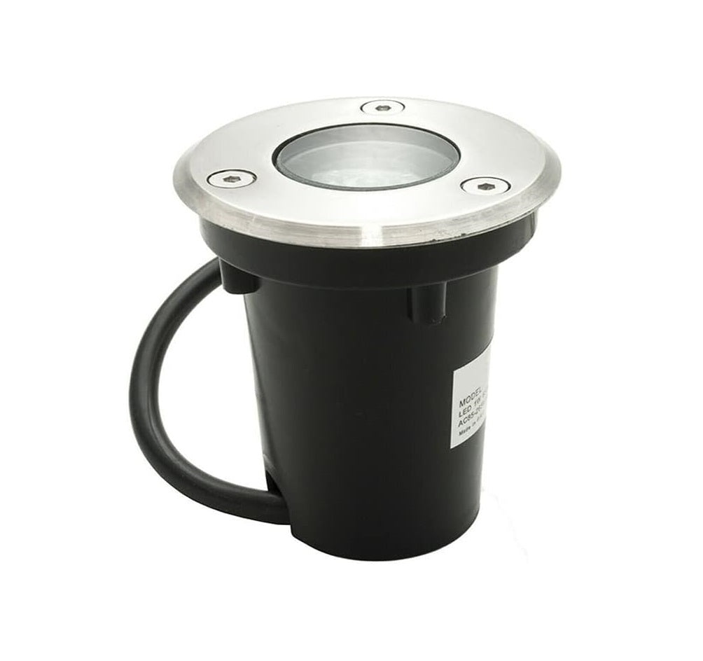 Faretto LED Calpestabile da Esterno 1.5W IP67 – Incasso a Terra con Controcassa – Luce Calda, Naturale o Fredda