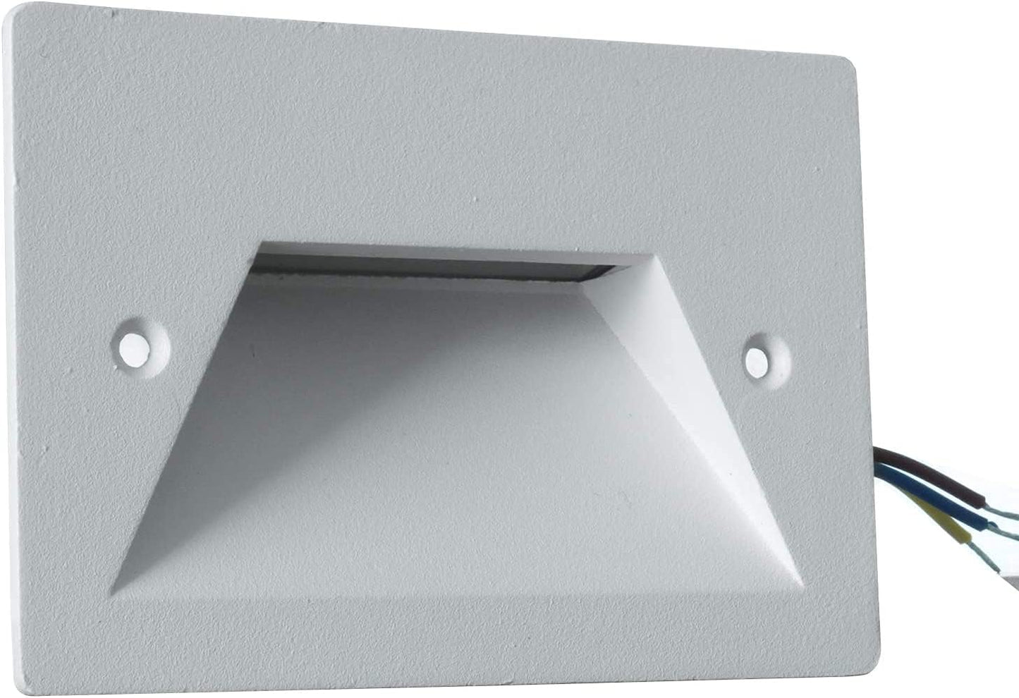 Faretto segnapassi da incasso bianco per esterno IP65 3W LED integrato luce calda, naturale o fredda
