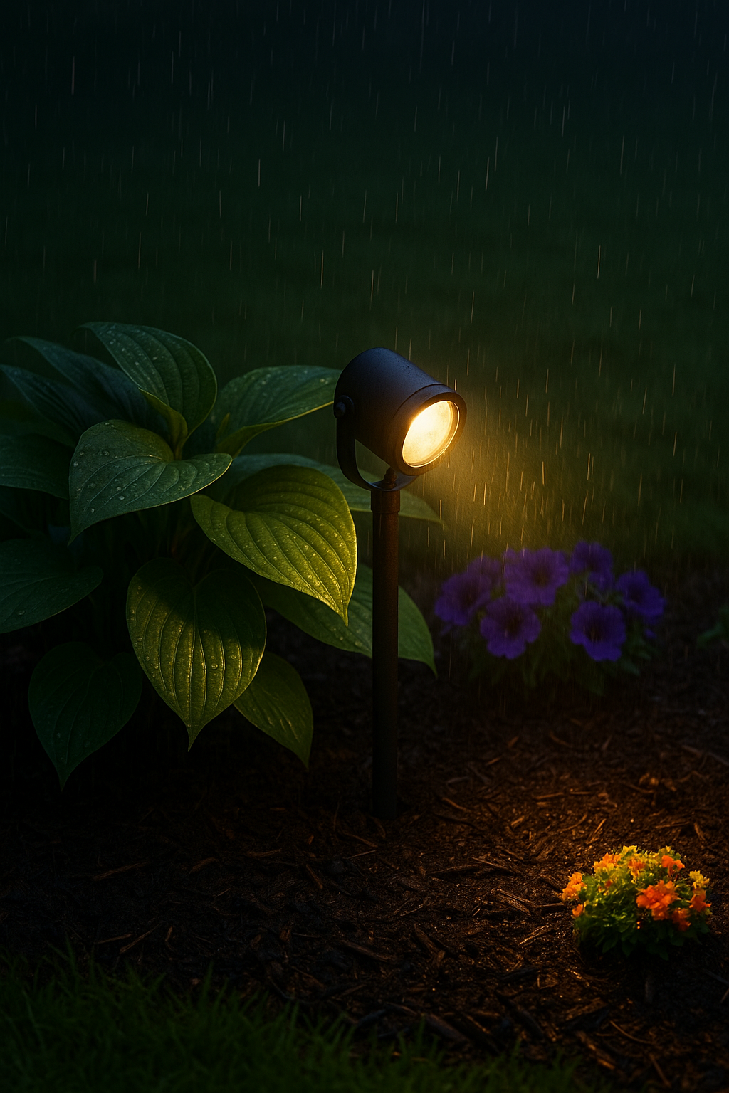 Faretto da Giardino con Picchetto GU10 IP54, Alluminio Grigio Antracite, Orientabile, per Esterni, Senza Lampadina, Ideale per Siepi, Facciate e Vialetti