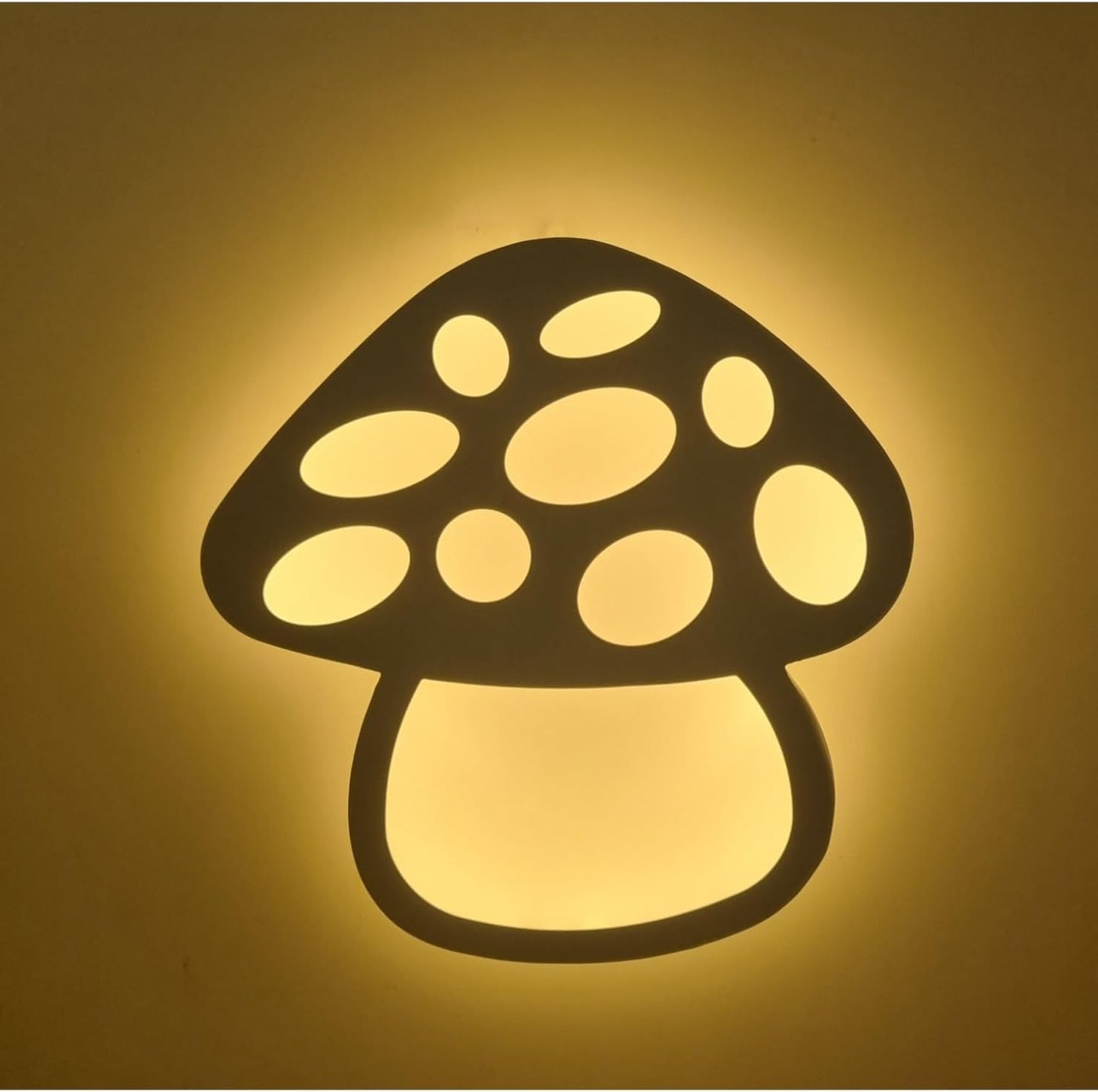 Lampada da Parete LED a Forma di Fungo 9W 630 Lumen Bianco – 3 Toni di Luce Selezionabili – Applique Cameretta Interni IP20 Design Moderno
