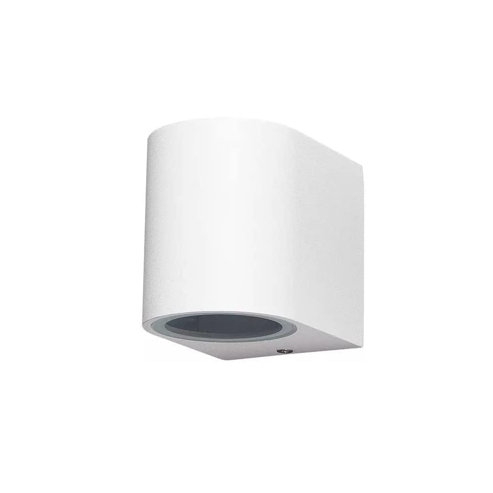 Applique da esterno a parete IP65 bianca per terrazzo e giardino con attacco GU10 luce up/down moderna