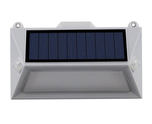 Applique Solare LED da Esterno 3.6W con Sensore di Movimento – Luce Calda o Fredda, IP65, 18 LED, Faretto da Muro