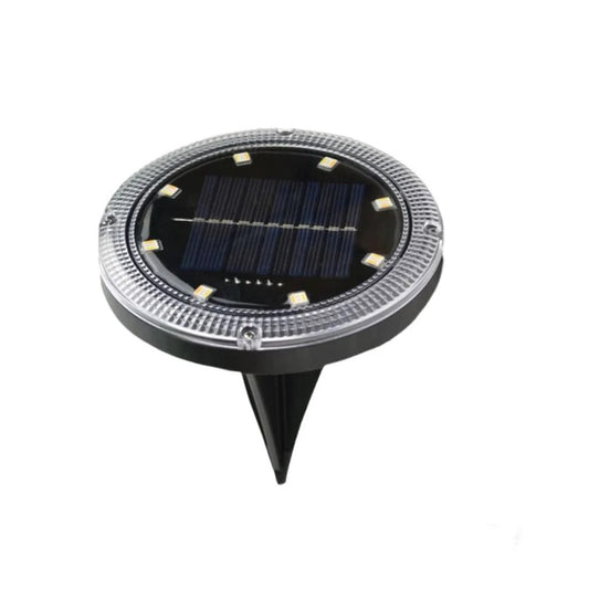 Kit 4 Faretti Solari LED RGBWW da Giardino IP65 con Telecomando – 11 Modalità, 8 LED, Ricarica Solare, Luce Calda, Naturale, Fredda e Colori RGB