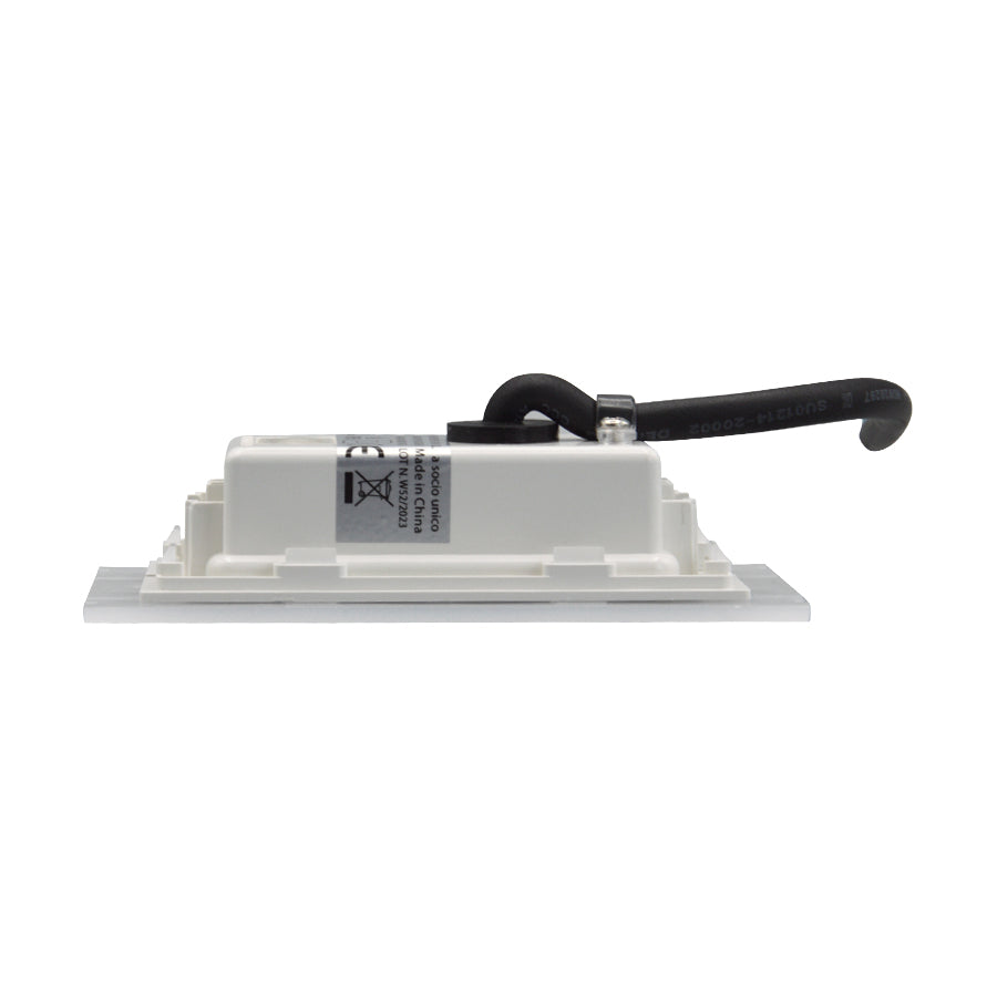 Faretto segnapassi da esterno Con Placchette intercambiabili lampada da muro IP65 LED 3W ad incasso per scatola 503, CCT 3 Tonalità selezionabile luce fredda Luce calda Luce Naturale