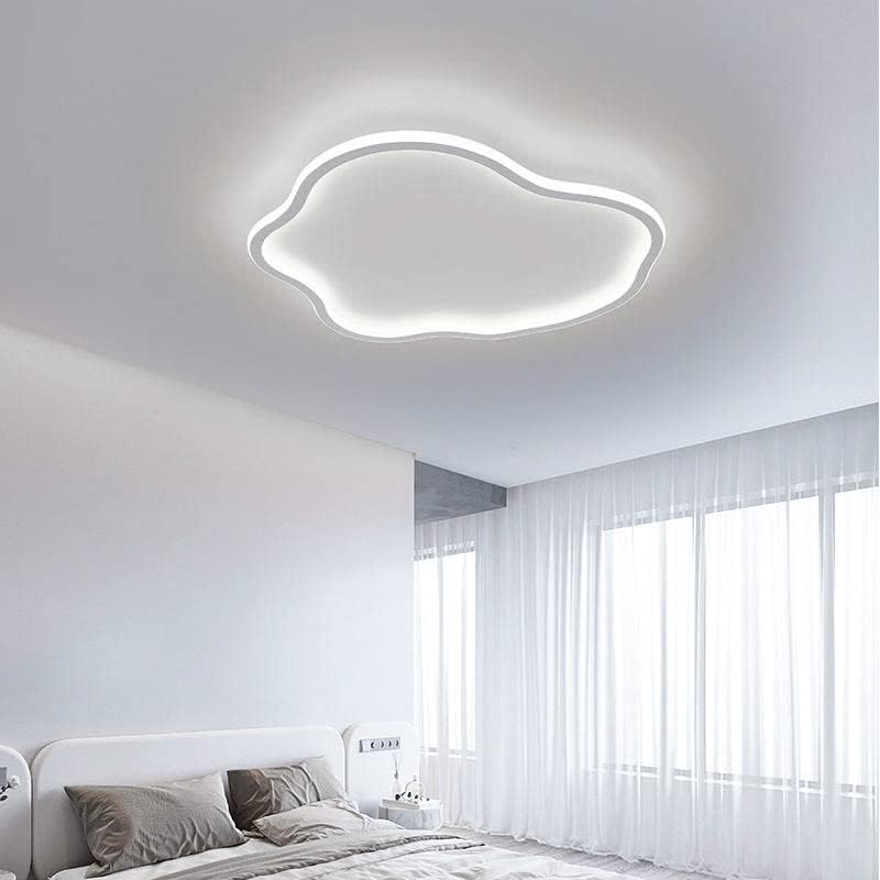 Plafoniera LED Moderna da Soffitto Bianco Opaco 43W, Luce Fredda, calda o naturale, a Forma di Nuvola per Soggiorno Cucina Camera Corridoio Design Elegante Interno