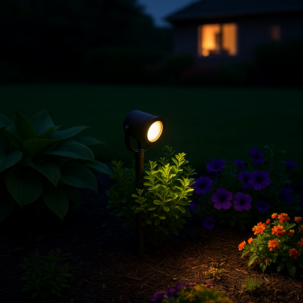 Faretto da Giardino con Picchetto GU10 IP54, Alluminio Grigio Antracite, Orientabile, per Esterni, Senza Lampadina, Ideale per Siepi, Facciate e Vialetti