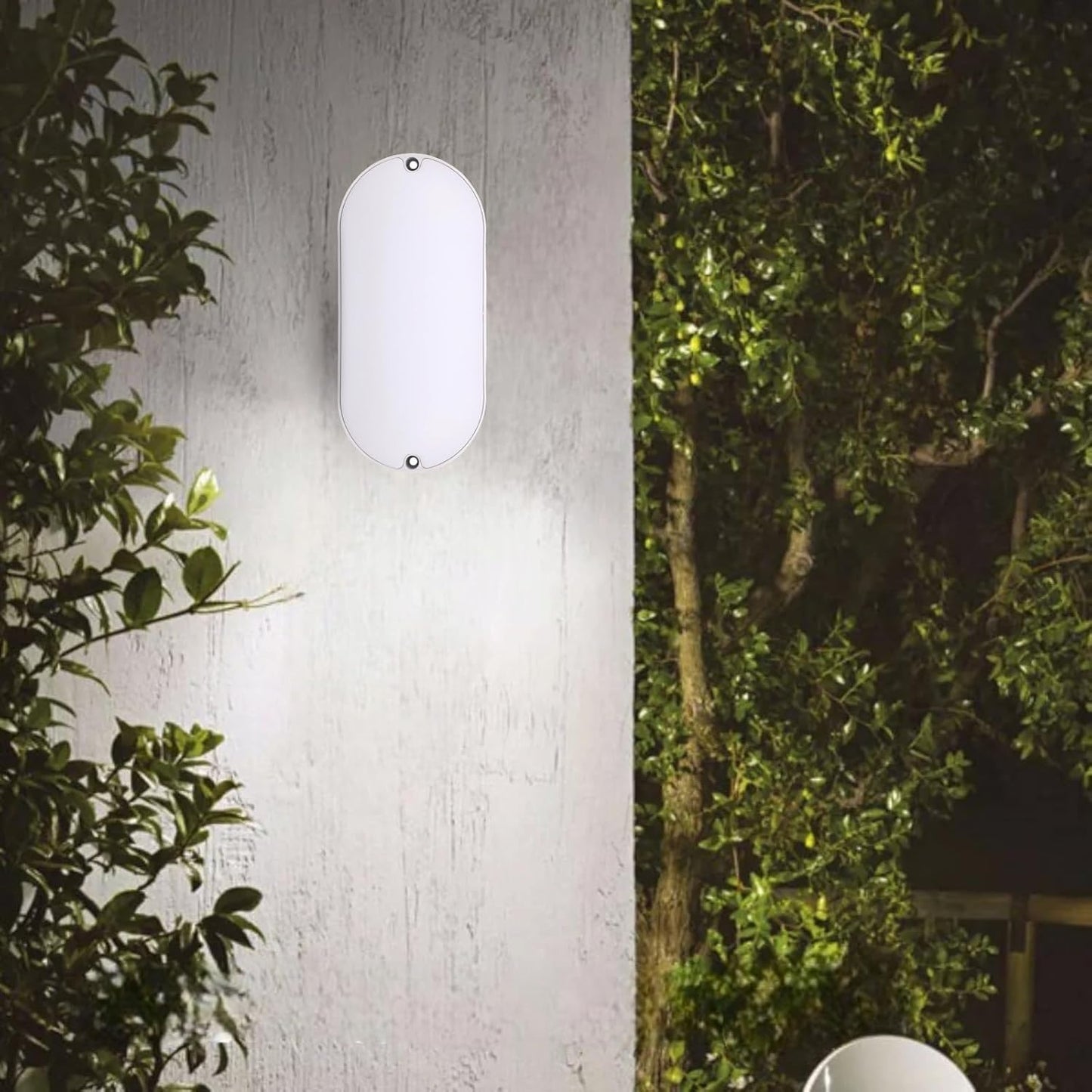 Applique LED da Parete 15W IP65 – Luce Calda 3000K, Naturale 4000K o Fredda 6000K – 1500 Lumen, Design Rettangolare Bianco per Esterni