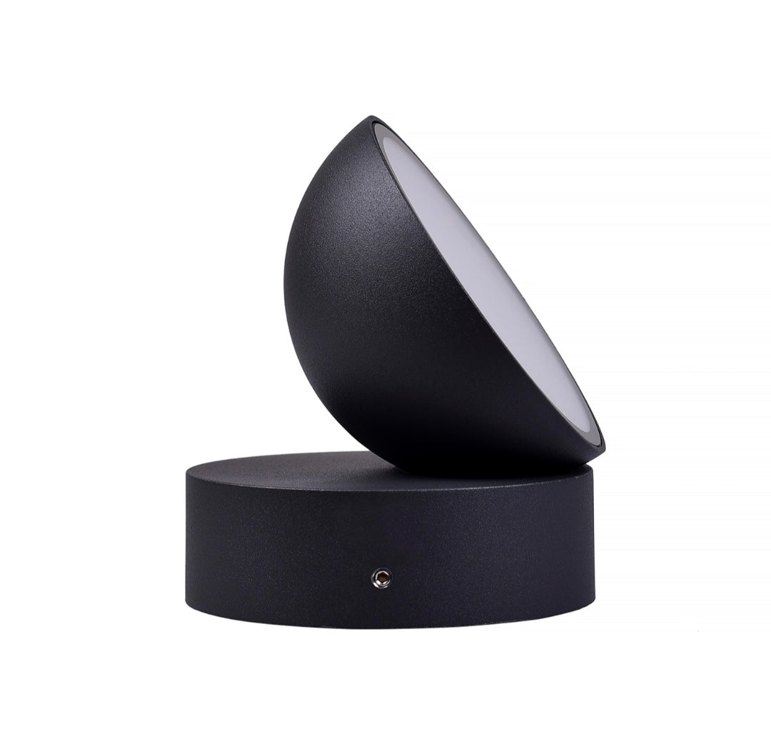 Applique LED da Esterno 12W CCT con Testa Orientabile – Luce Calda, Naturale o Fredda – Grigio Antracite o Bianco IP54