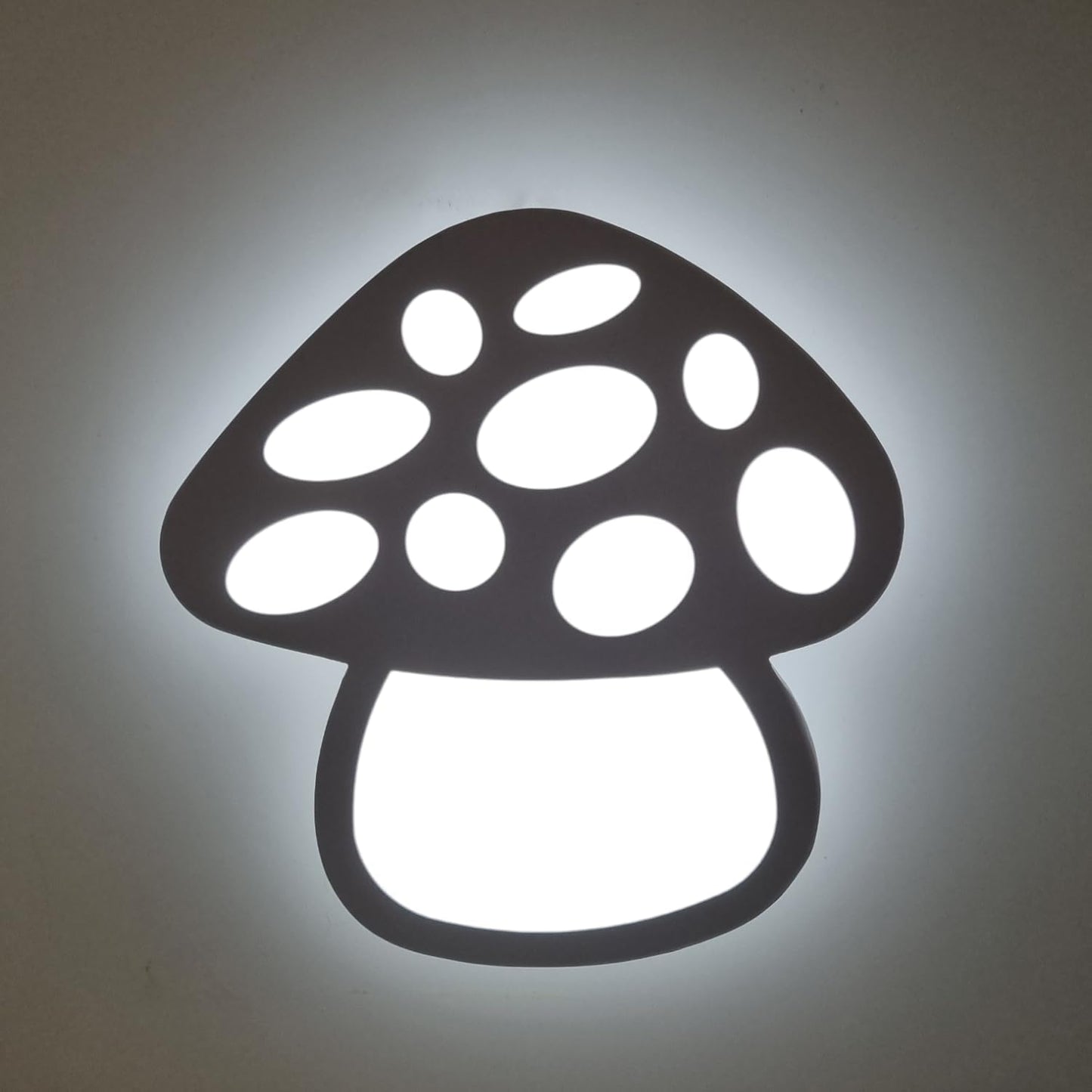 Lampada da Parete LED a Forma di Fungo 9W 630 Lumen Bianco – 3 Toni di Luce Selezionabili – Applique Cameretta Interni IP20 Design Moderno