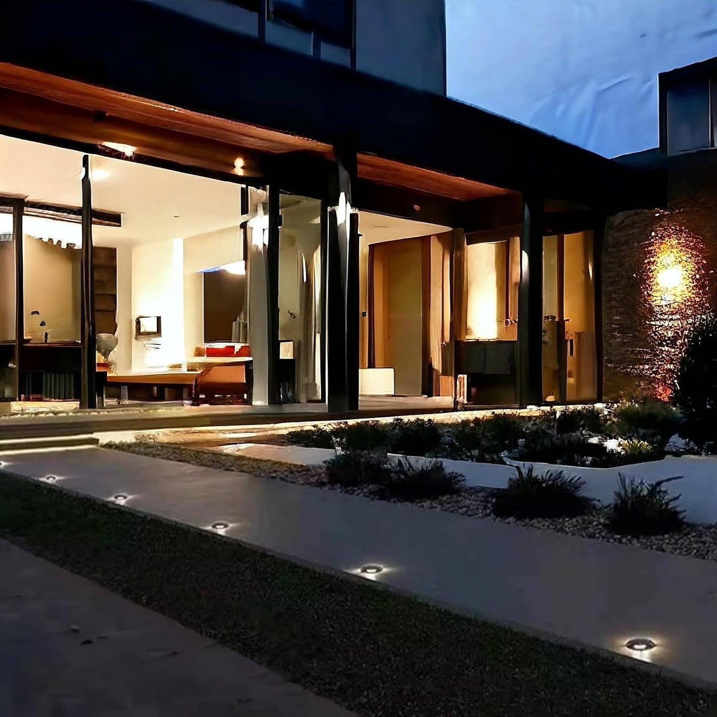 Faretto LED Calpestabile da Esterno IP67 da Incasso – Luce Calda o Naturale, 1W, Design Minimal