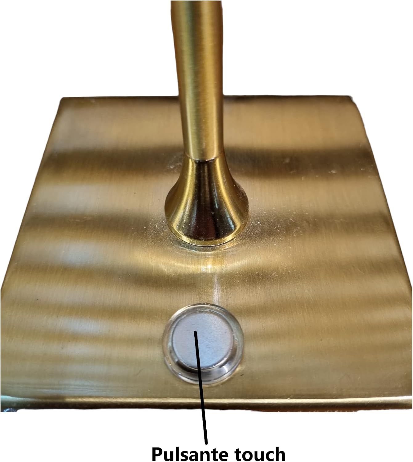 Lampada led da tavolo touch con batteria ricaricabile usb con 3 tonalità di colore dimmerabile Oro