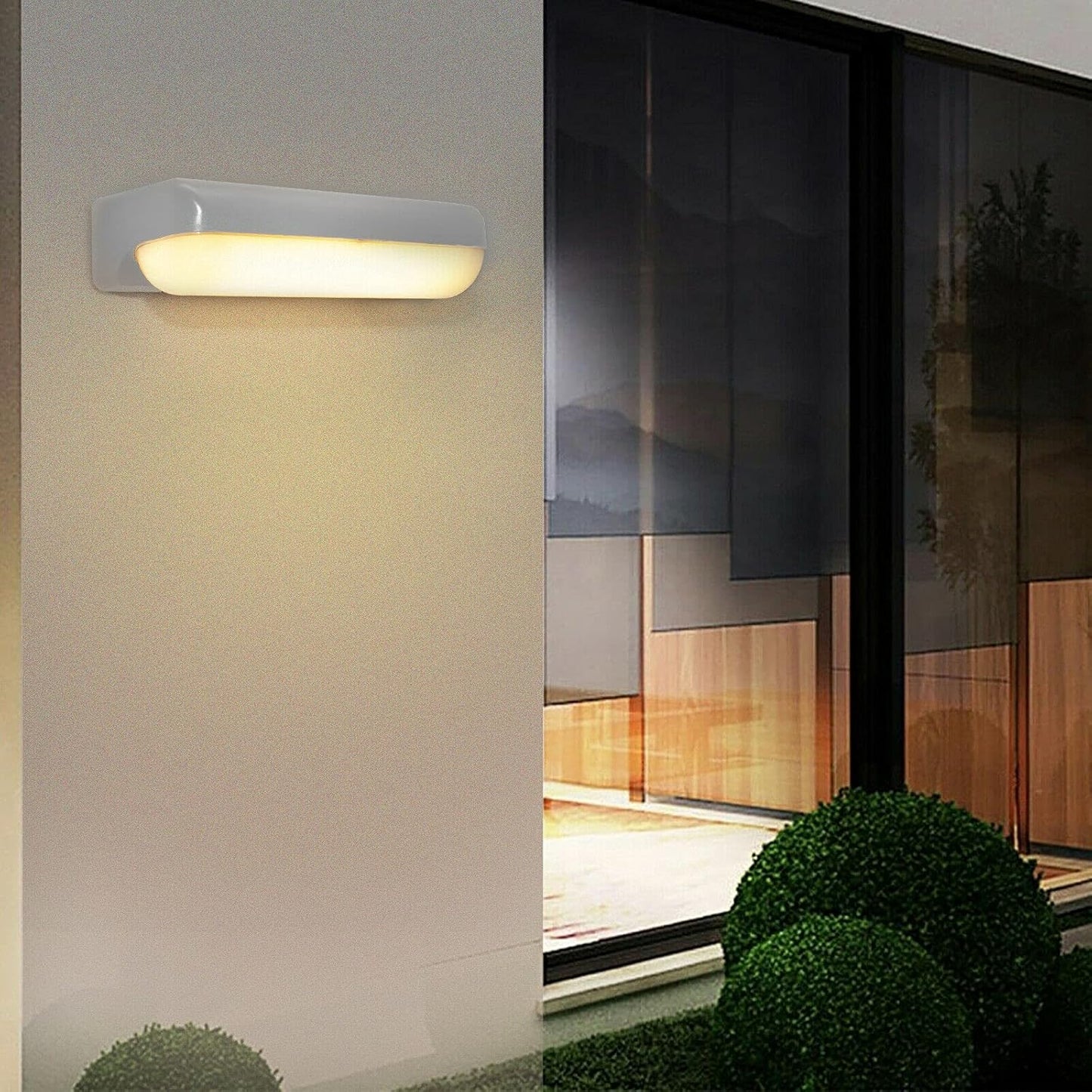 Applique LED da Esterno 12W bianca – IP65 per Parete – Luce Calda, Naturale o Fredda – 1200 Lumen