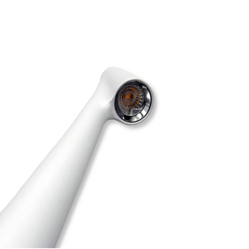 Lampada da Tavolo LED Touch Dimmerabile Ricaricabile 1W 100lm in Alluminio, Luce Calda 3000K, Design Moderno Bianco