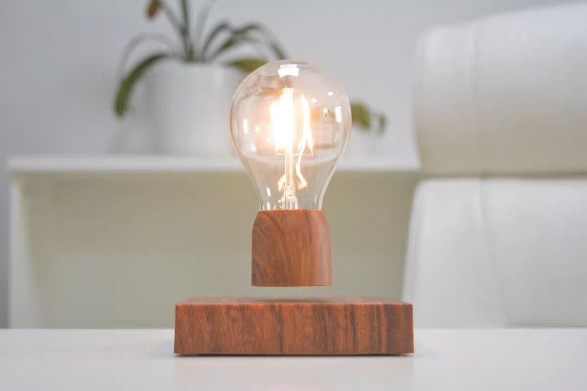 Lampada da Tavolo LED a Levitazione Magnetica - Design Moderno attacco E27 con Filamento a LED