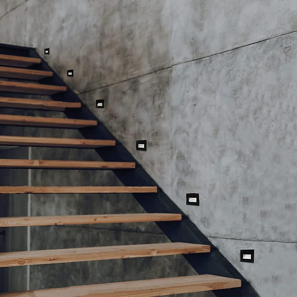 Segnapasso LED da Incasso 4W IP65 per Scatola 503 – Luce Calda, Naturale o Fredda – Uso Interno/Esterno
