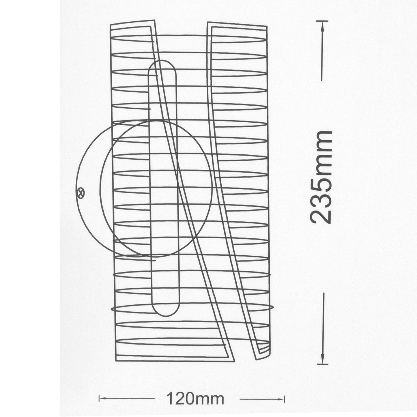 Applique LED da Parete Interno 6W CCT 3000K-4000K-6500K in Metallo Dorato con Diffusore Acrilico – Design Moderno Decorativo per Salotto, Camera, Corridoio