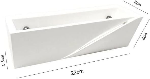 Applique LED da Parete in Gesso Verniciabile Bianco – Design Moderno Up&Down, Attacco G9, 22x7,5 cm, Interni