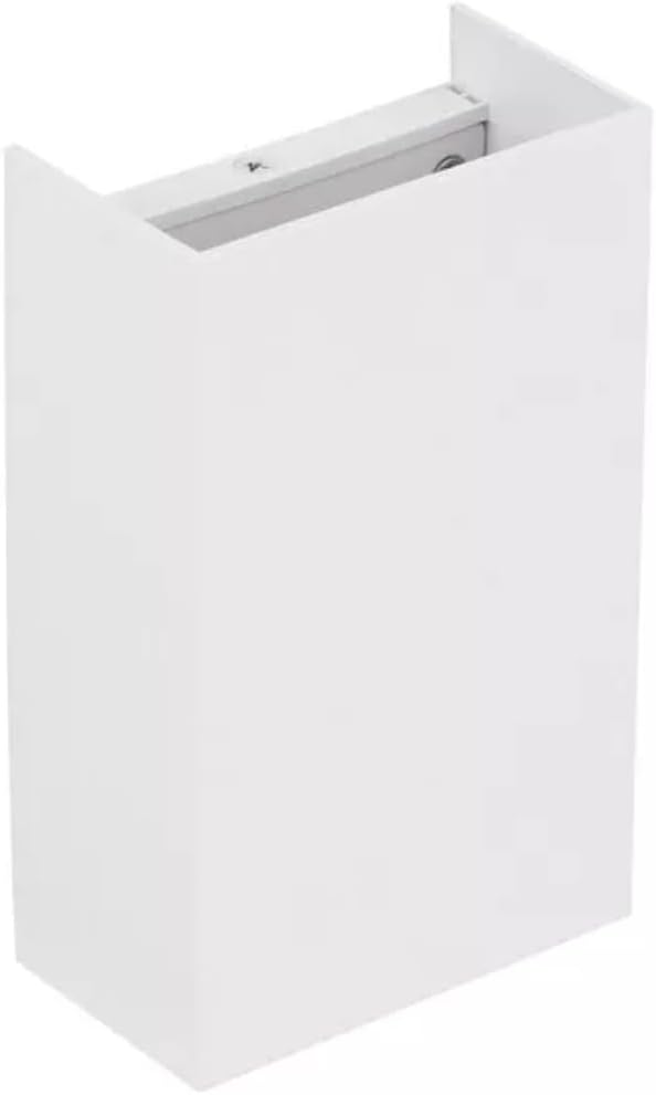 Applique LED da Esterno IP65 Biemissione 10W, 1040 Lumen, Luce Calda 3000K o Naturale 4000K, in Alluminio Bianco, per Giardino, Facciata, Terrazza