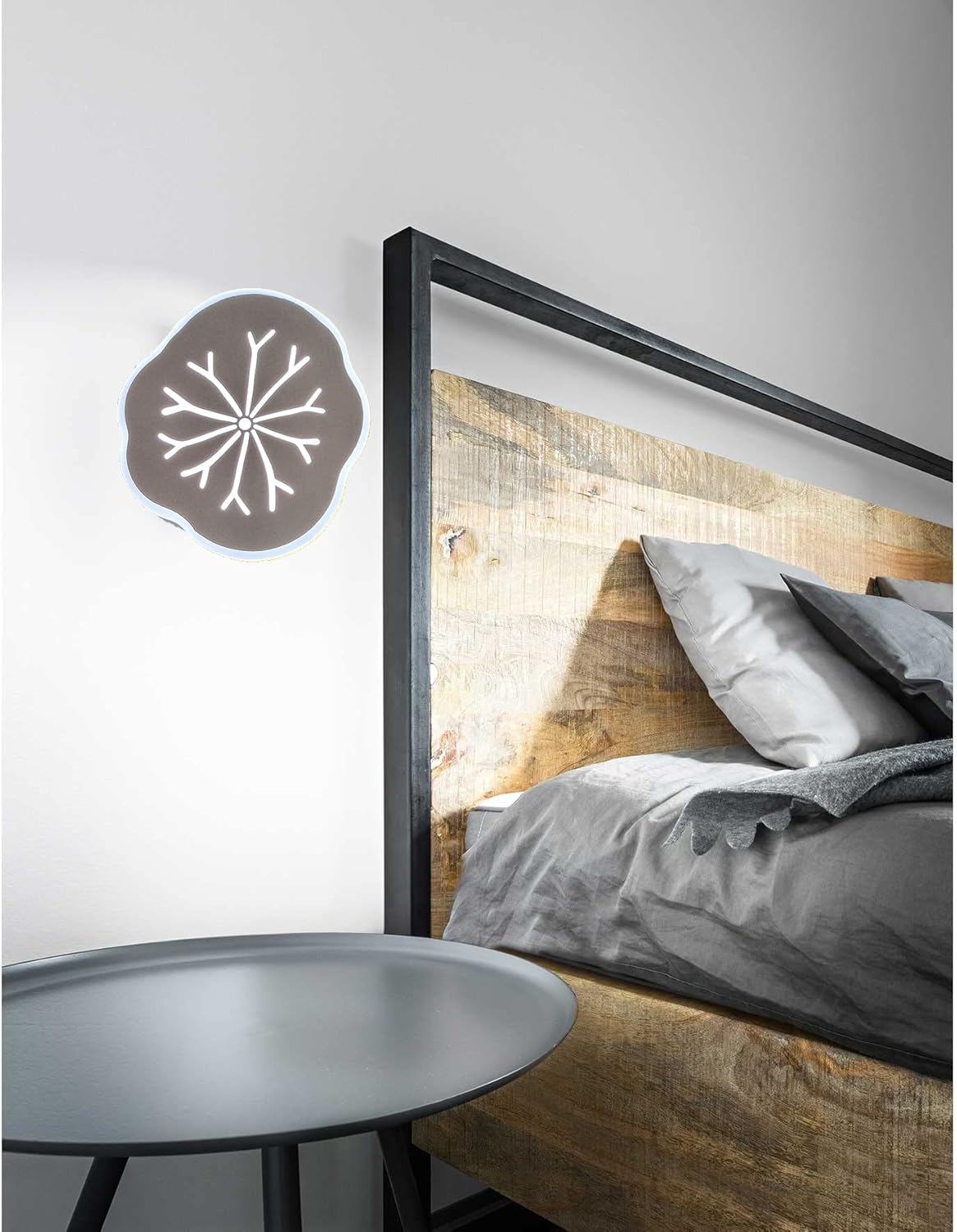 Applique LED Moderna da Parete 14W 1120lm Bianco – Design Foglia – CCT 3000K/4000K/6500K – Luce Diffusa 270° – Interni