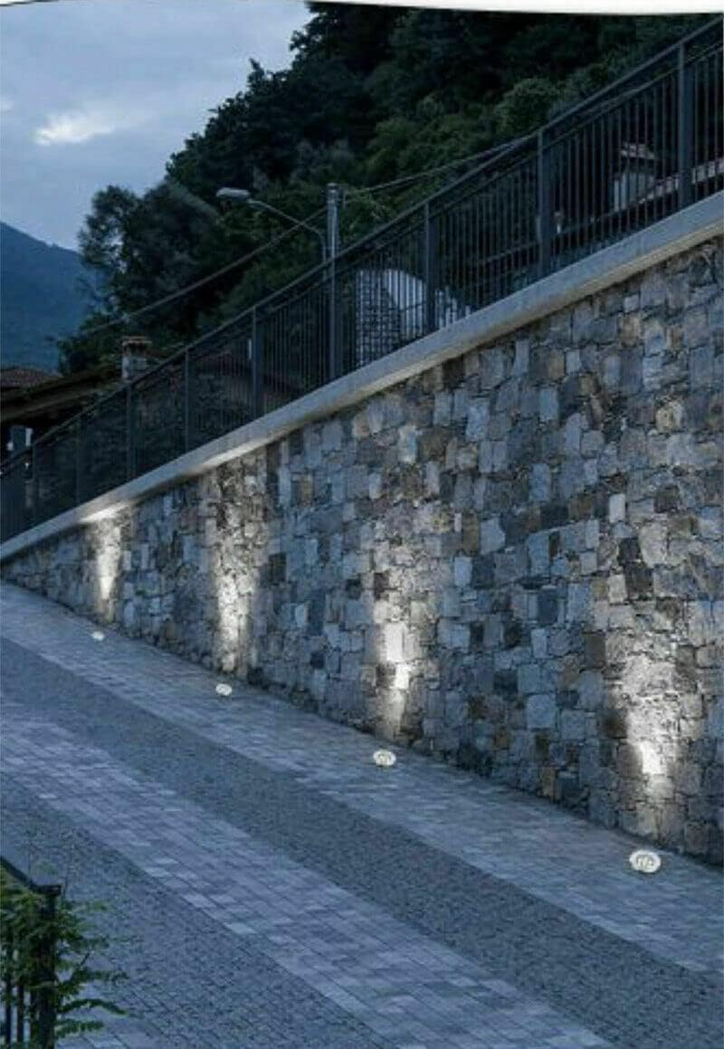 Faretto LED Calpestabile da Esterno 3W IP67 – Incasso a Terra con Controcassa – Luce Calda, Naturale o Fredda