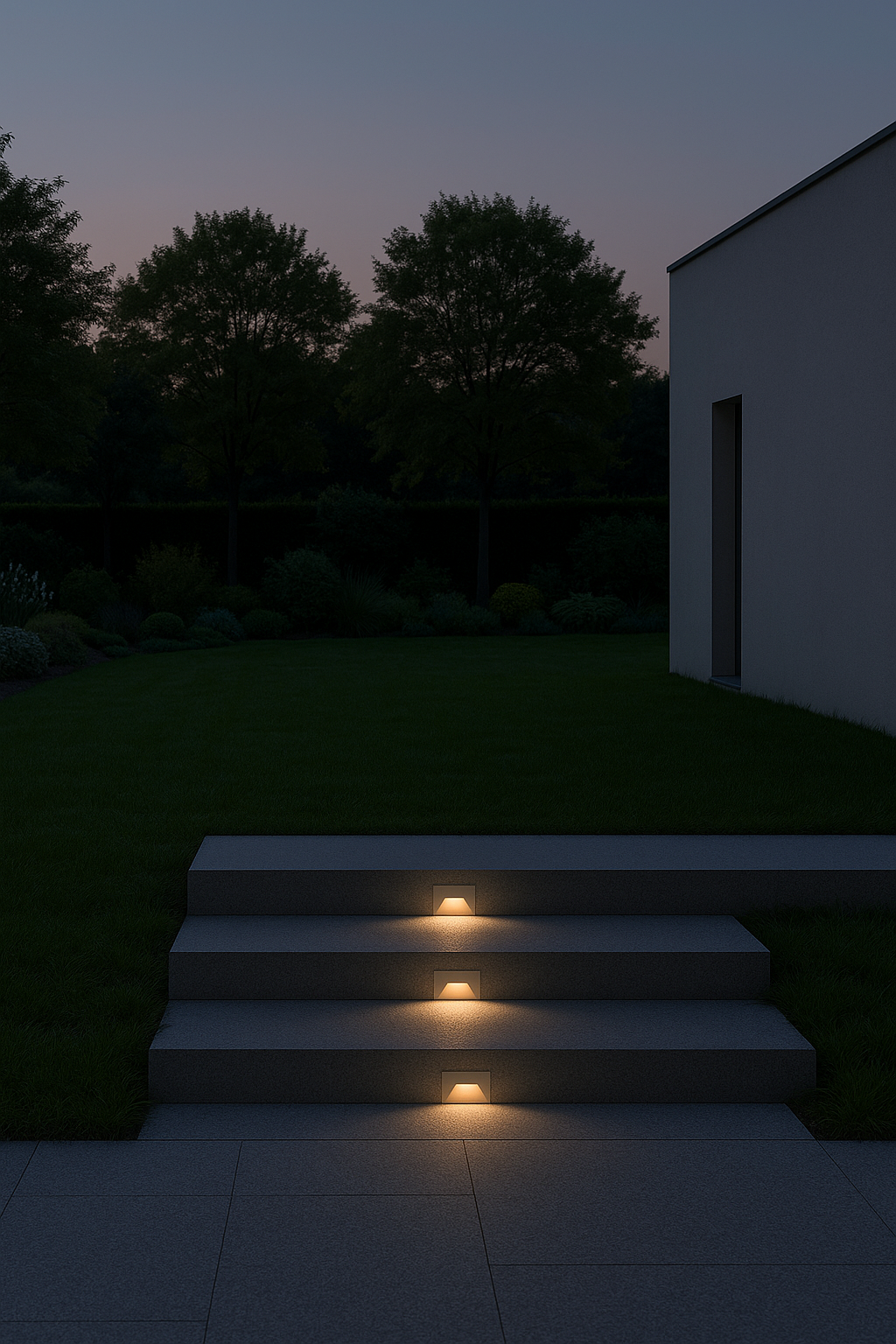Faretto segnapassi da incasso bianco per esterno IP65 3W LED integrato luce calda, naturale o fredda