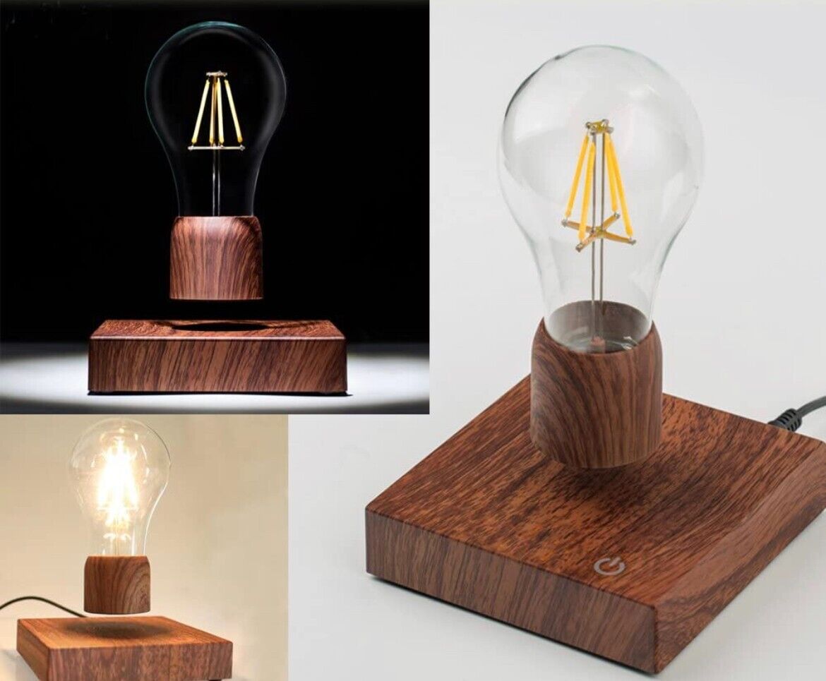 Lampada da Tavolo LED a Levitazione Magnetica - Design Moderno attacco E27 con Filamento a LED