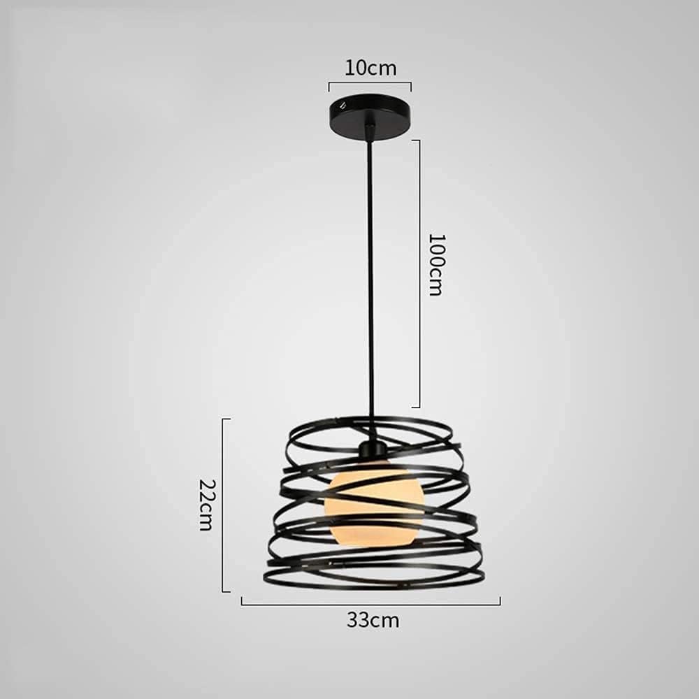 Lampadario a sospensione moderno in metallo traforato – nero o bianco – attacco E27