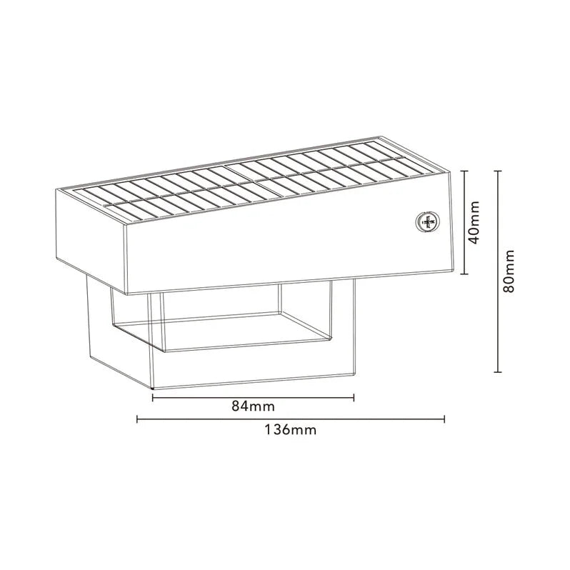 Applique solare LED da esterno con sensore di movimento IP54 400lm luce fredda 6000K 3 modalità crepuscolare ricarica solare