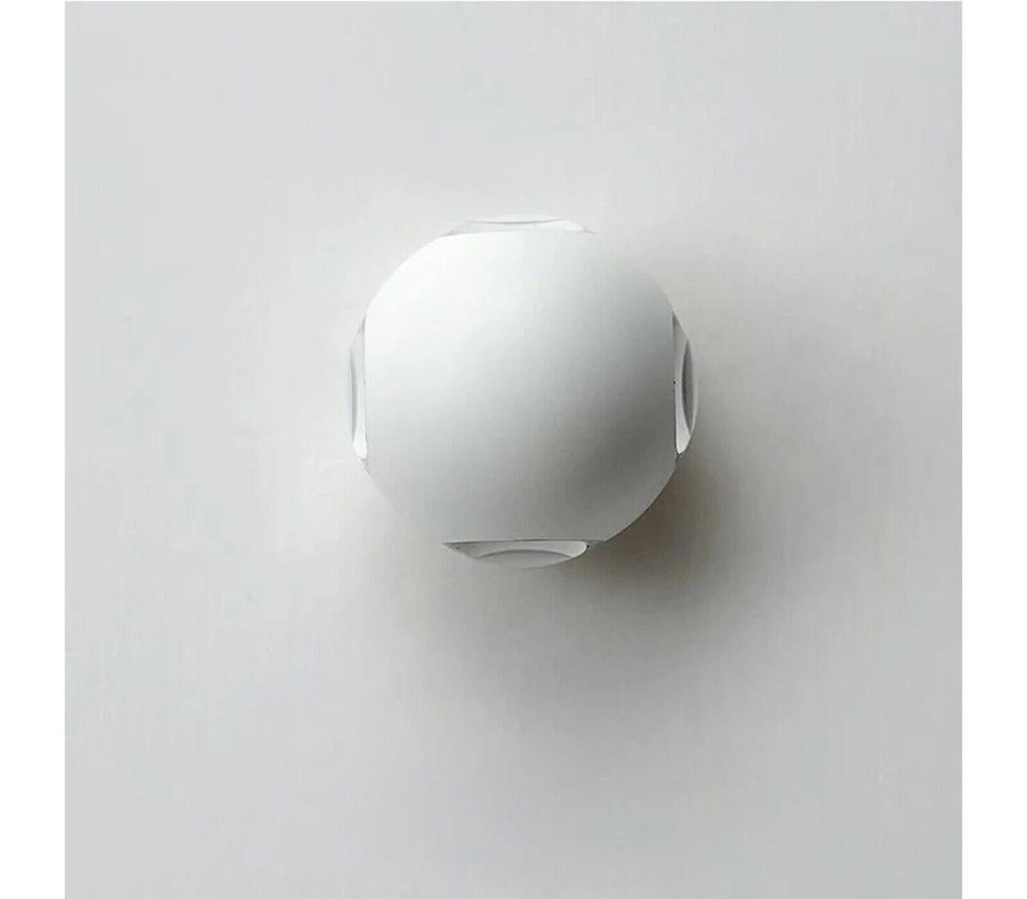Applique LED da Parete 12W IP54, Design Moderno Rotondo, 4 Emissioni di Luce, 1200 lm, Bianco, Effetto Croce, Interni ed Esterni