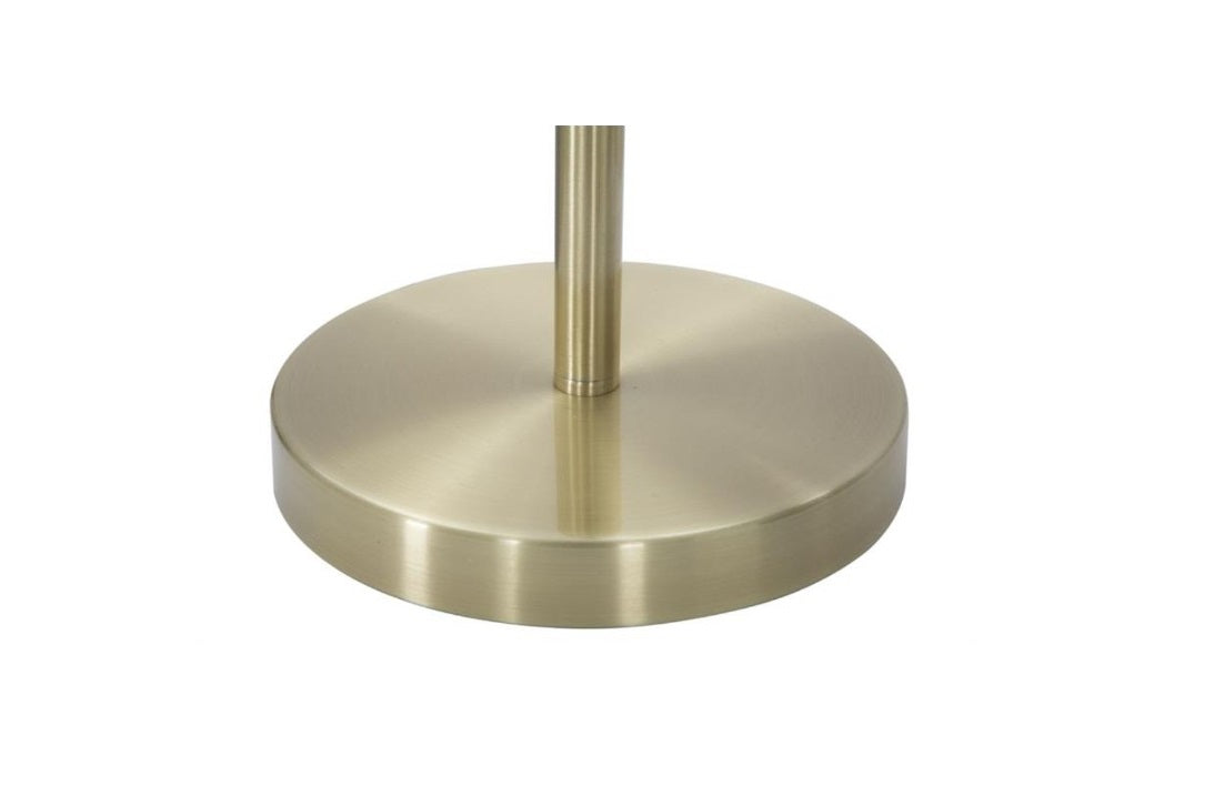 Lampada da Tavolo Minimalista con 3 Sfere in Vetro Bianco opalino Design Elegante per Illuminare e Decorare Spazi Interni Adatta a Comodini Scrivanie e Tavolini Altezza 61 cm
