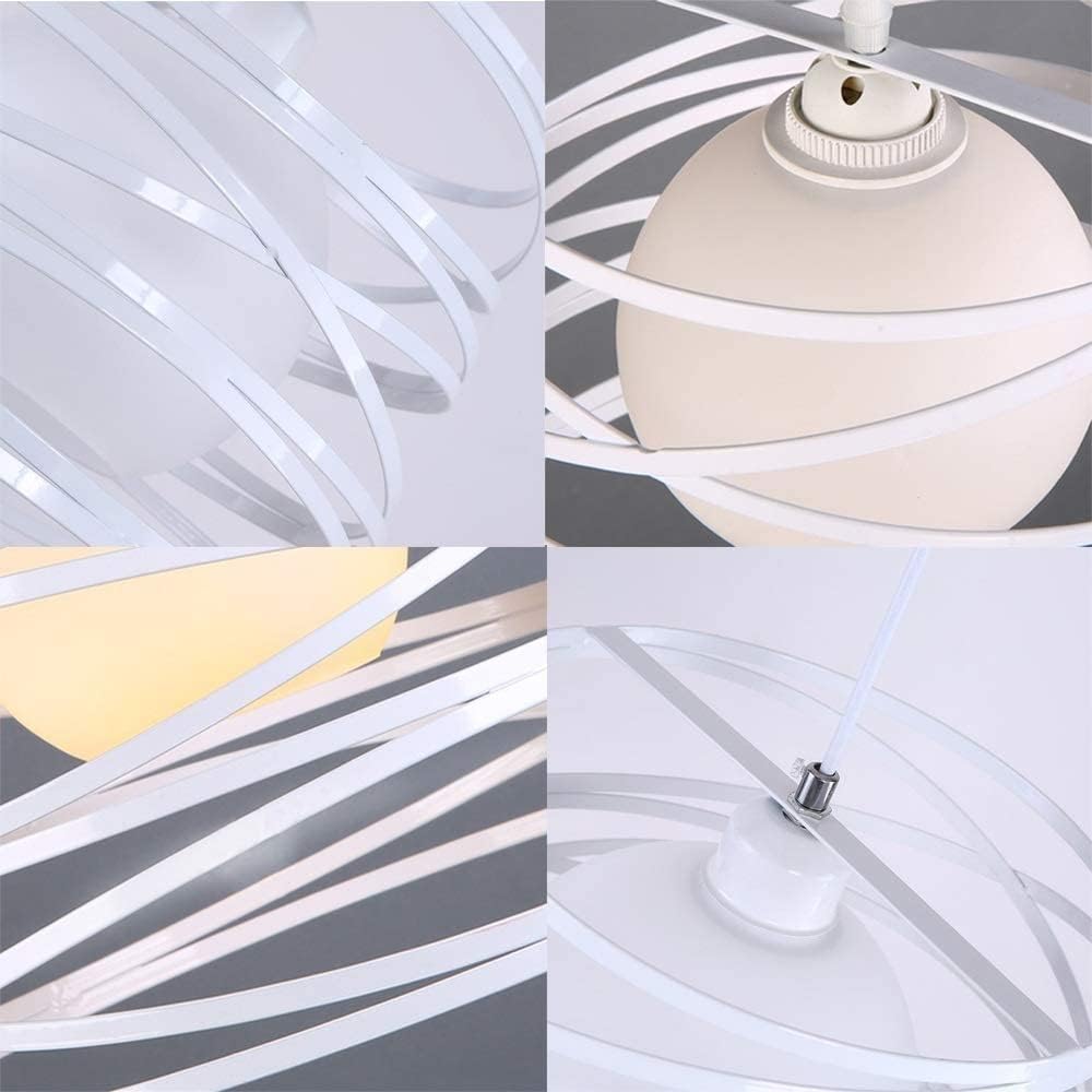 Lampadario a sospensione moderno in metallo traforato – nero o bianco – attacco E27