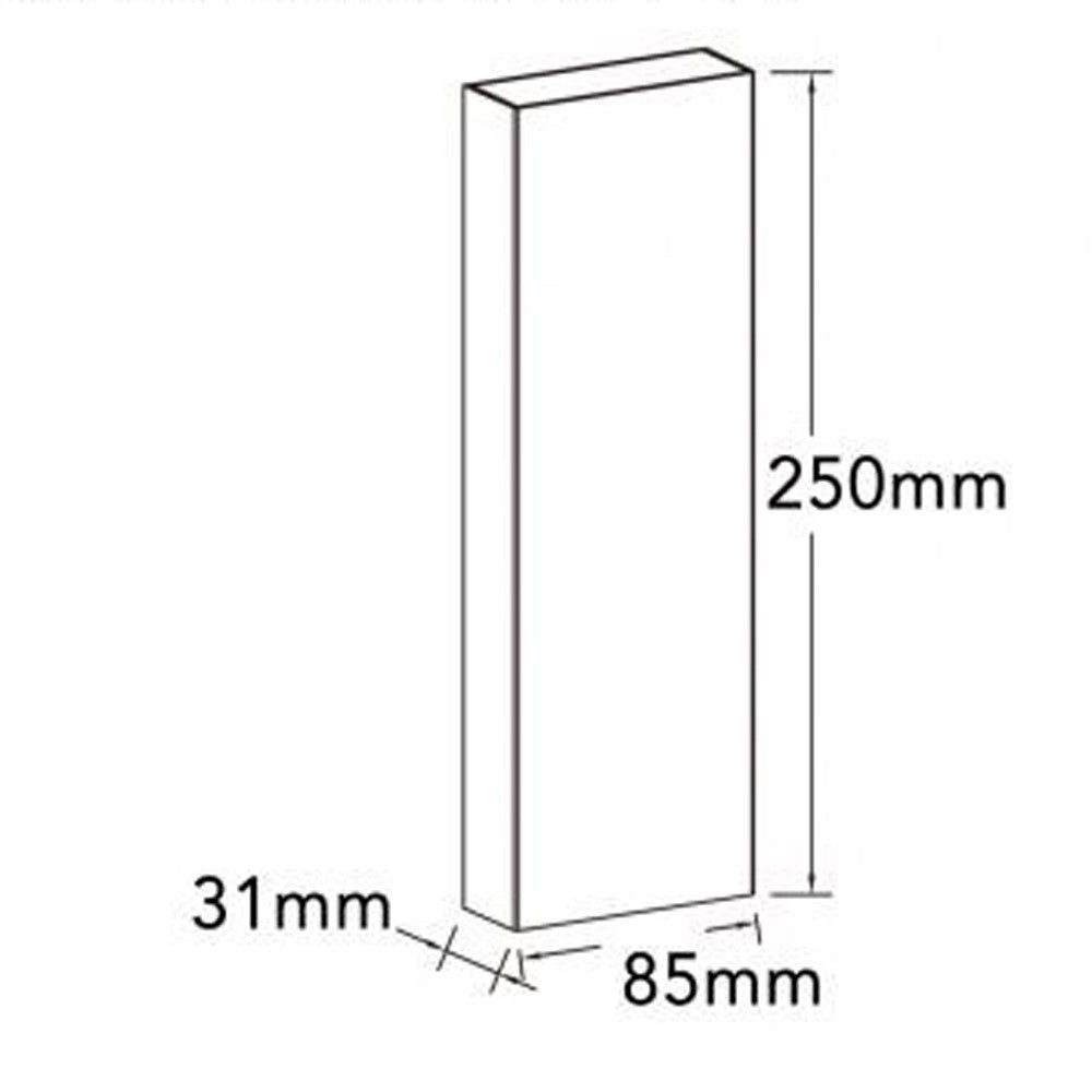 Applique LED da Esterno Biemissione 8W 734lm IP65 Nera o Bianca con CCT Switch 3000K 4000K 6000K – Fascio 295°