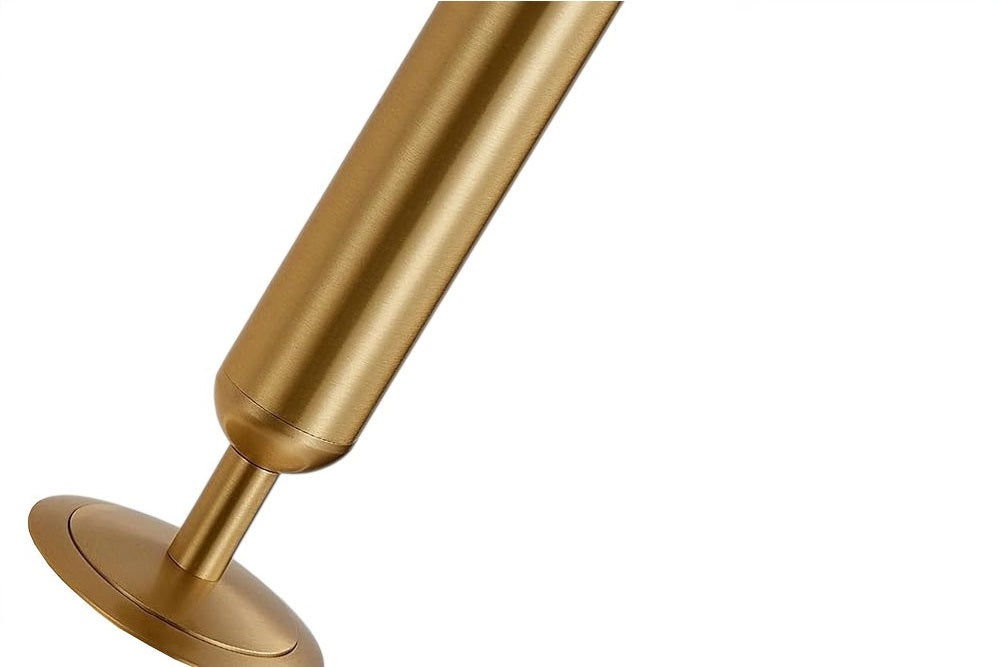 Applique Lampada da Parete Oro con Sfera Acrilico Attacco G9, Design Minimalista, Regolabile, in Metallo, Elegante per Camera, Soggiorno e Corridoio