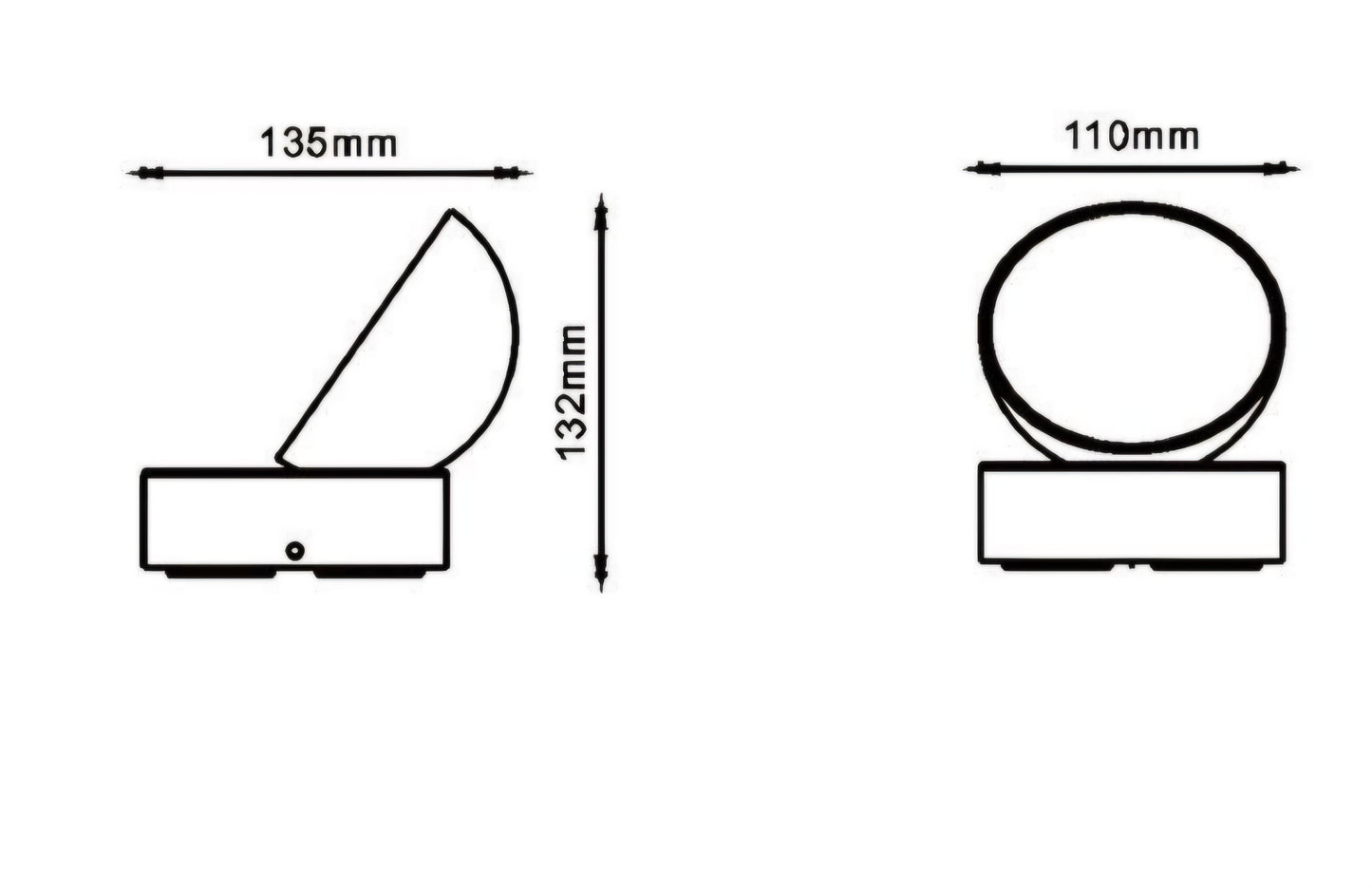 Applique LED da Esterno 12W CCT con Testa Orientabile – Luce Calda, Naturale o Fredda – Grigio Antracite o Bianco IP54