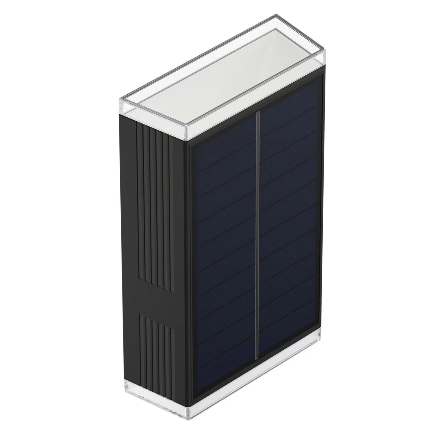 Applique con Pannello Solare LED da Esterno 2W CCT IP54 – Luce Calda/Naturale/Fredda Selezionabile – Doppia Emissione Up&Down – 20 Lumen – Ricarica Solare