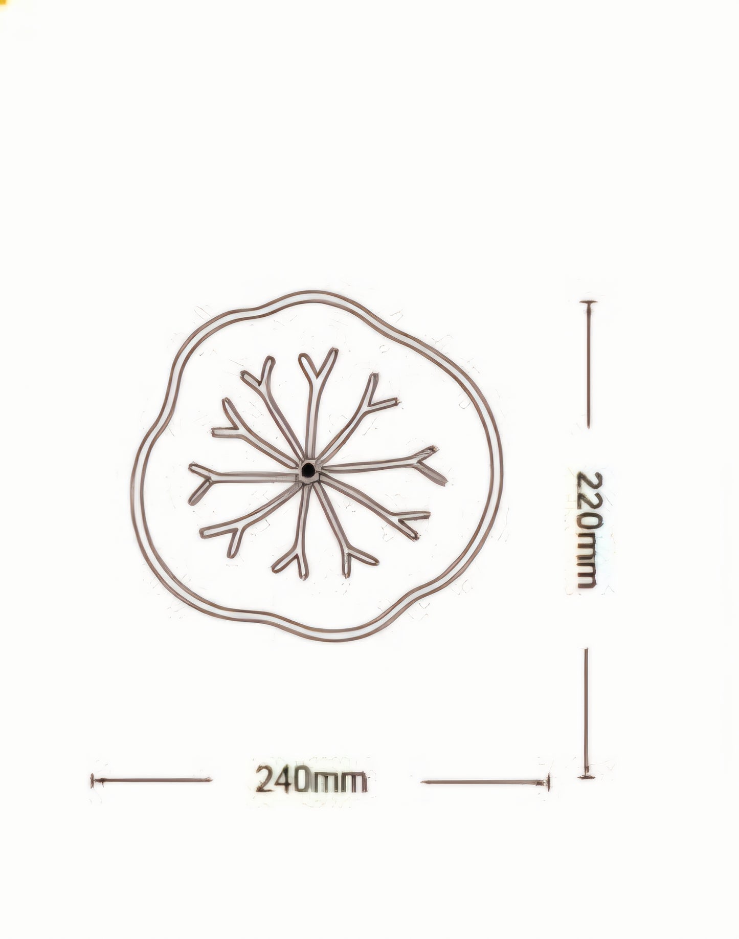 Applique LED Moderna da Parete 14W 1120lm Bianco – Design Foglia – CCT 3000K/4000K/6500K – Luce Diffusa 270° – Interni