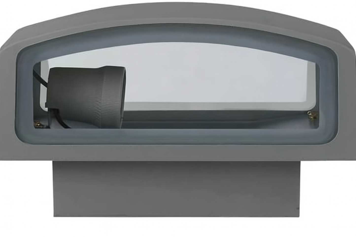 Applique da Esterno Biemissione IP65 E27 60W – Lampada da Parete Rettangolare in Alluminio Bianco, Nero o Grigio per Giardino, Terrazza, Facciate
