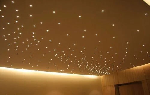 Set 10 Faretto a led cob da incasso in alluminio grigio satinato punto luce 1w 220v per controsoffittature scale cielo stellato - Luce Naturale, Fredda, Calda