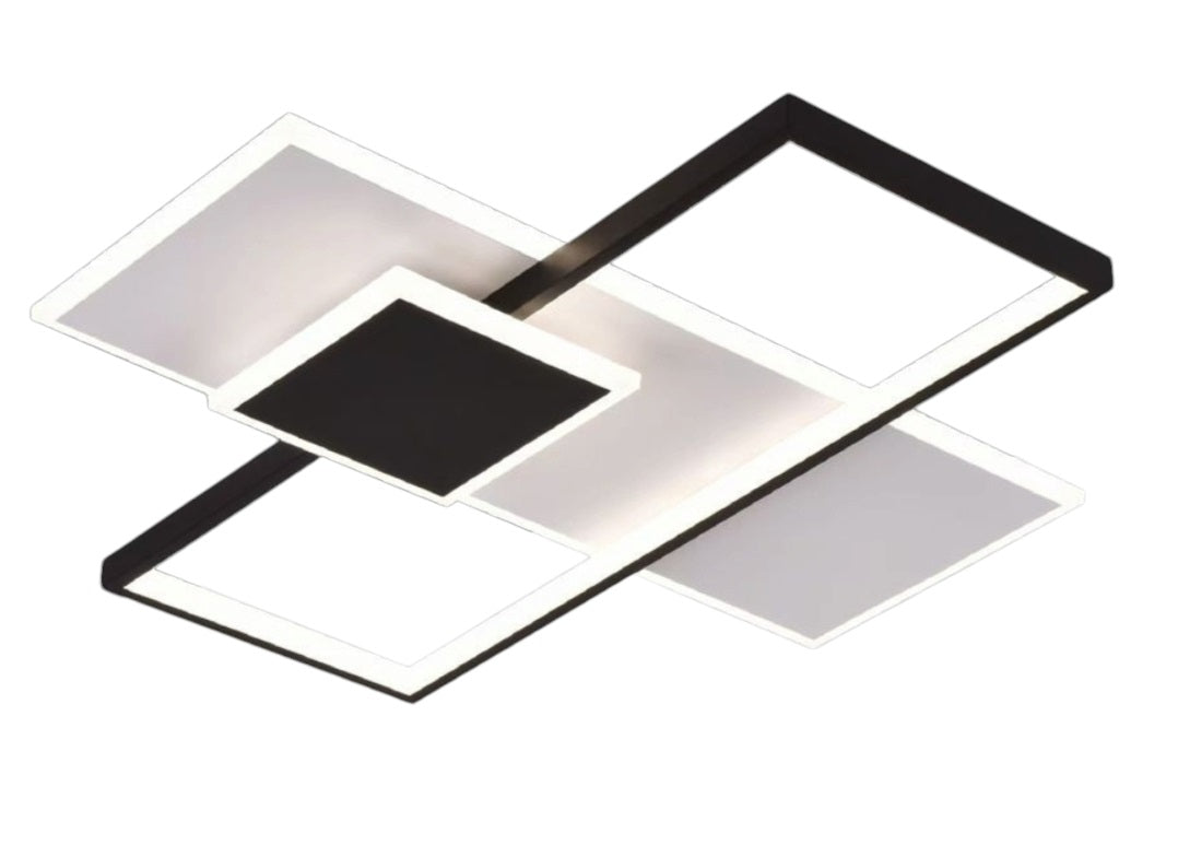 Plafoniera LED Moderna 46W, Tecnologia CCT Luce selezionabile Fredda, Naturale, Calda, Ideale per Soffitto Camera da Letto, Salone, Cucina