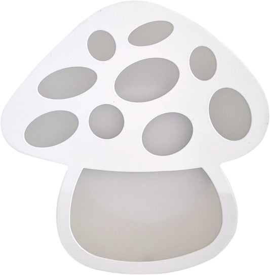 Lampada da Parete LED a Forma di Fungo 9W 630 Lumen Bianco – 3 Toni di Luce Selezionabili – Applique Cameretta Interni IP20 Design Moderno