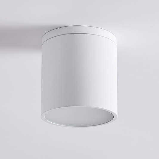 Faretto da Soffitto da Esterno IP54 in Alluminio, Attacco GU10, per Lampadina LED 10W Max, Design Moderno, Impermeabile