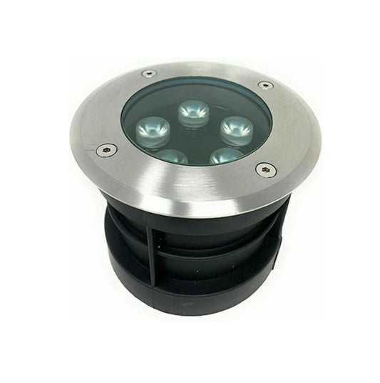 Faretto LED Calpestabile da Esterno 5W IP67 – Incasso a Terra con Controcassa – Luce Calda, Naturale o Fredda