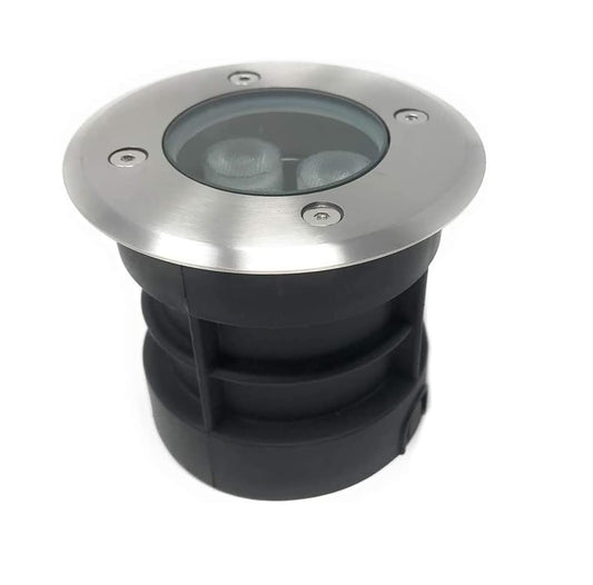 Faretto LED Calpestabile da Esterno 3W IP67 – Incasso a Terra con Controcassa – Luce Calda, Naturale o Fredda