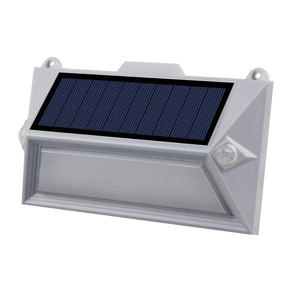 Applique Solare LED da Esterno 3.6W con Sensore di Movimento – Luce Calda o Fredda, IP65, 18 LED, Faretto da Muro