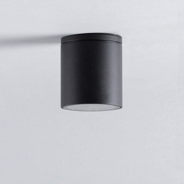 Faretto da Soffitto da Esterno IP54 in Alluminio, Attacco GU10, per Lampadina LED 10W Max, Design Moderno, Impermeabile