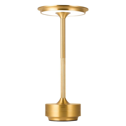 Lampada da Tavolo LED Ricaricabile Touch Dimmerabile – Nero o Dorato