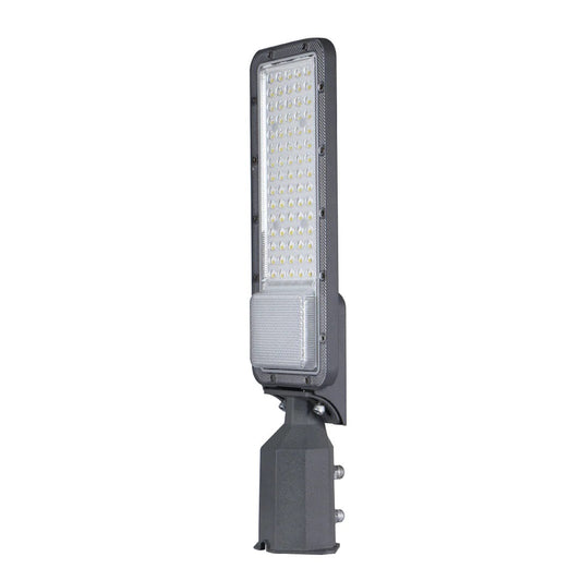 Lampione armatura Stradale LED 50w, 220V, 5000 Lumen, Luce Naturale , Impermeabile IP65, Alluminio, Inclinazione Regolabile