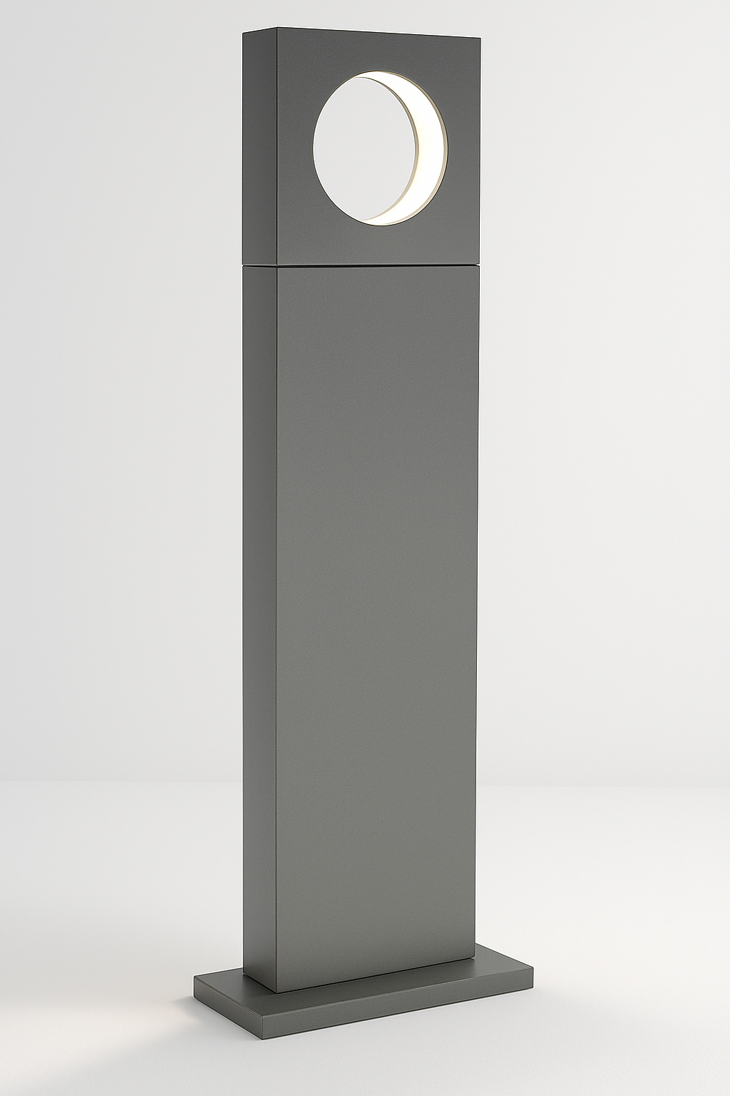 Lampione LED da Giardino 12W IP65 – Nero, Bianco o Grigio con Luce Calda, Naturale o Fredda